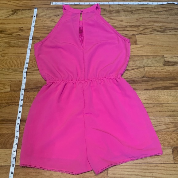 Sexy, Girl-Next Door -Hot Pink, Hot Pants - Romper - Picture 3 of 5